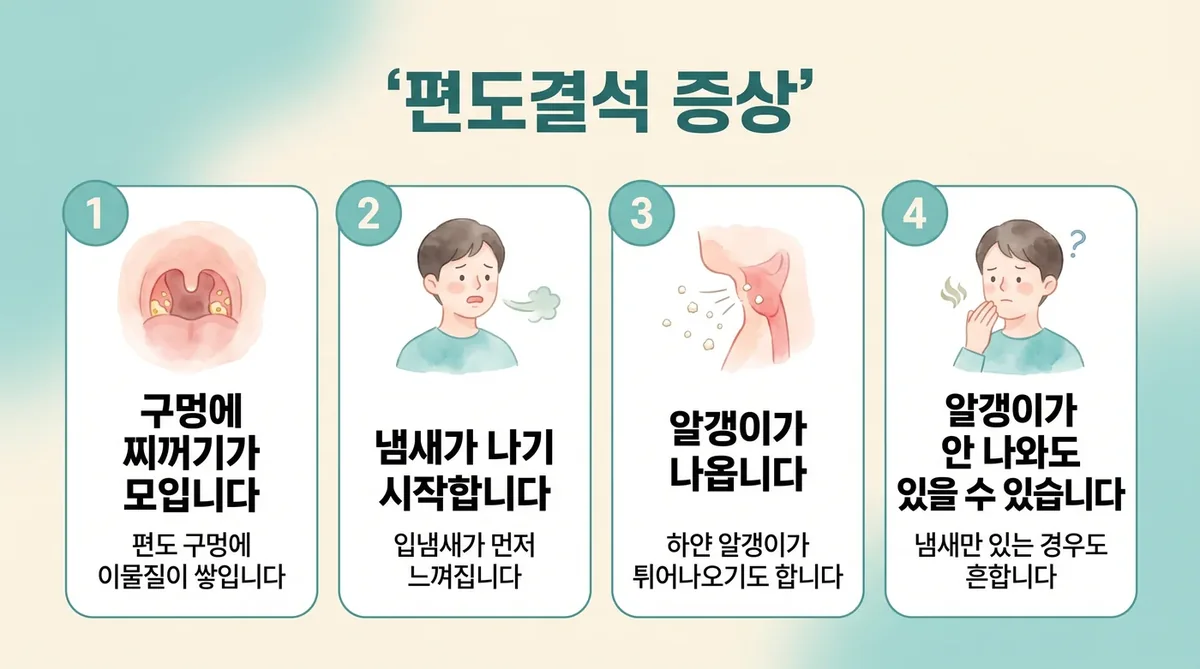 인천 송도 더율한의원 - 편도결석 증상