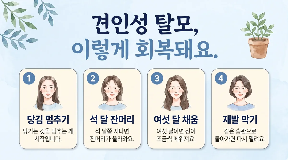 인천 송도 더율한의원 - 견인성 탈모 회복