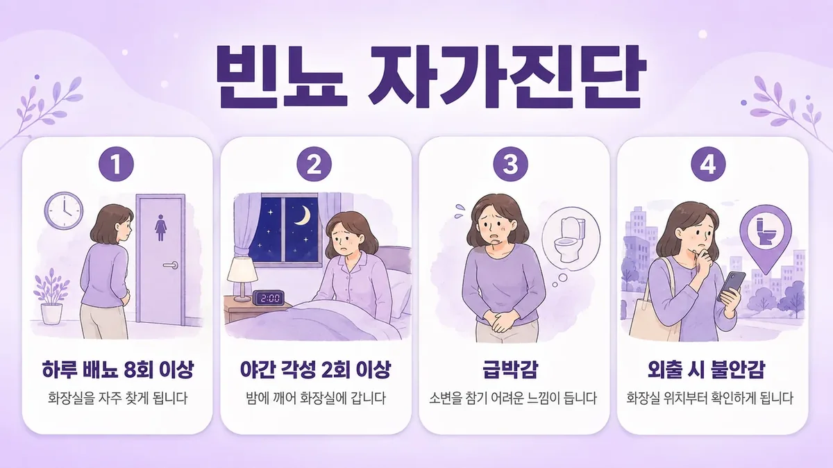 인천 송도 더율한의원 - 빈뇨·야뇨 자가진단