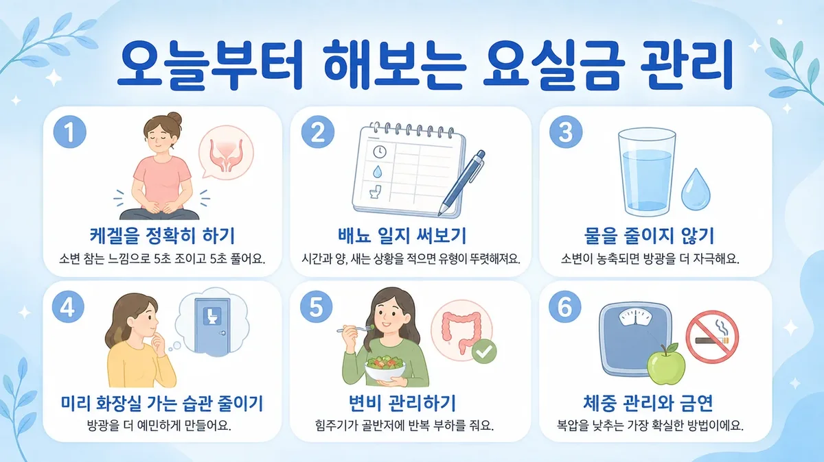 인천 송도 더율한의원 - 요실금 생활관리