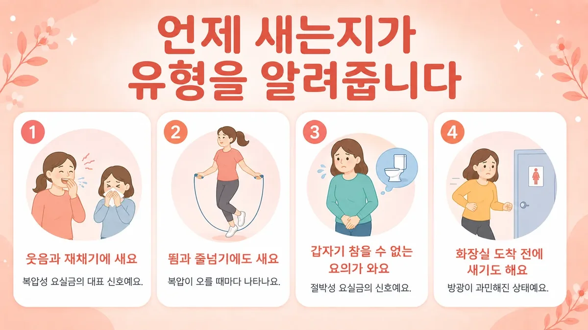 인천 송도 더율한의원 - 요실금 자가진단
