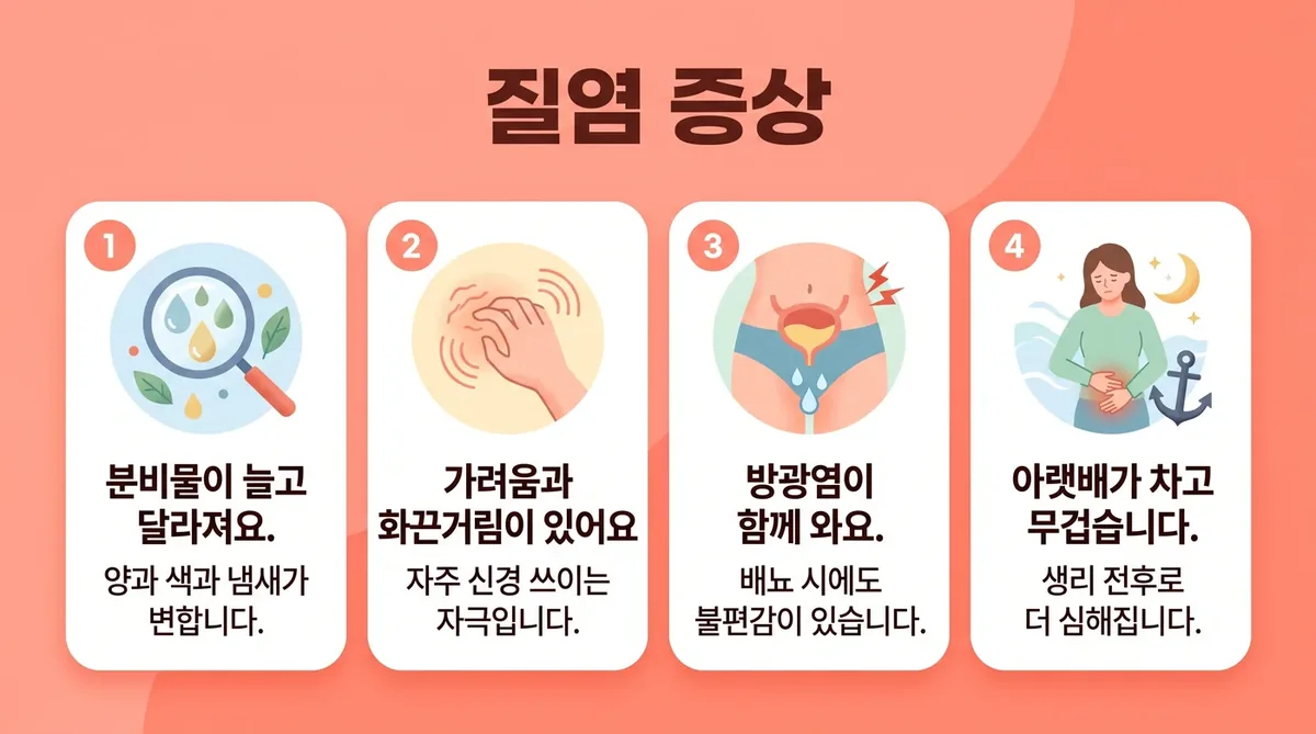 인천 송도 더율한의원 - 질염 증상