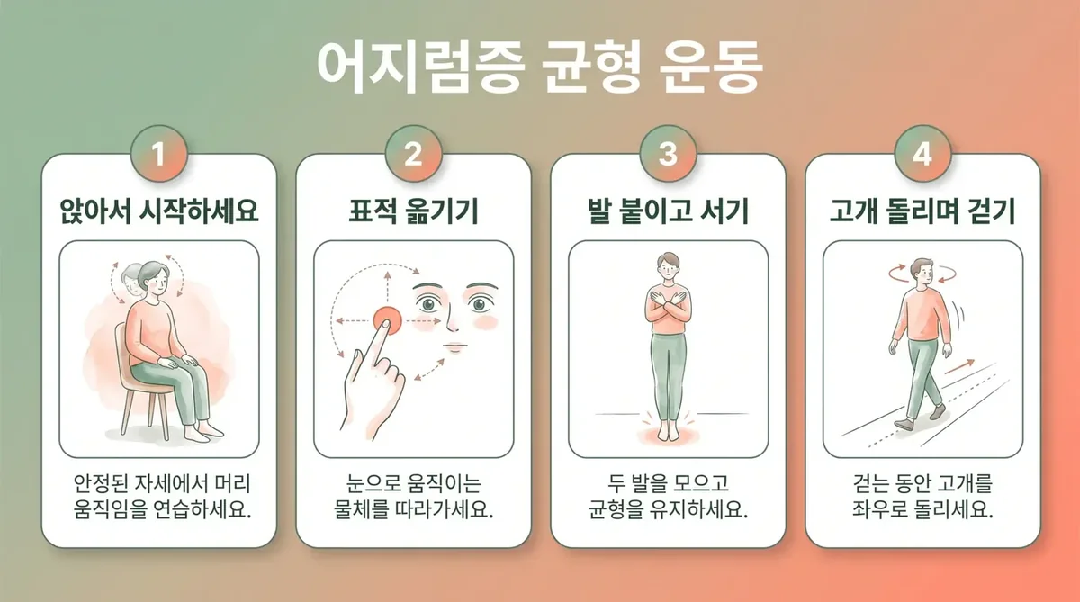 인천 송도 더율한의원 - 어지럼증 균형 운동