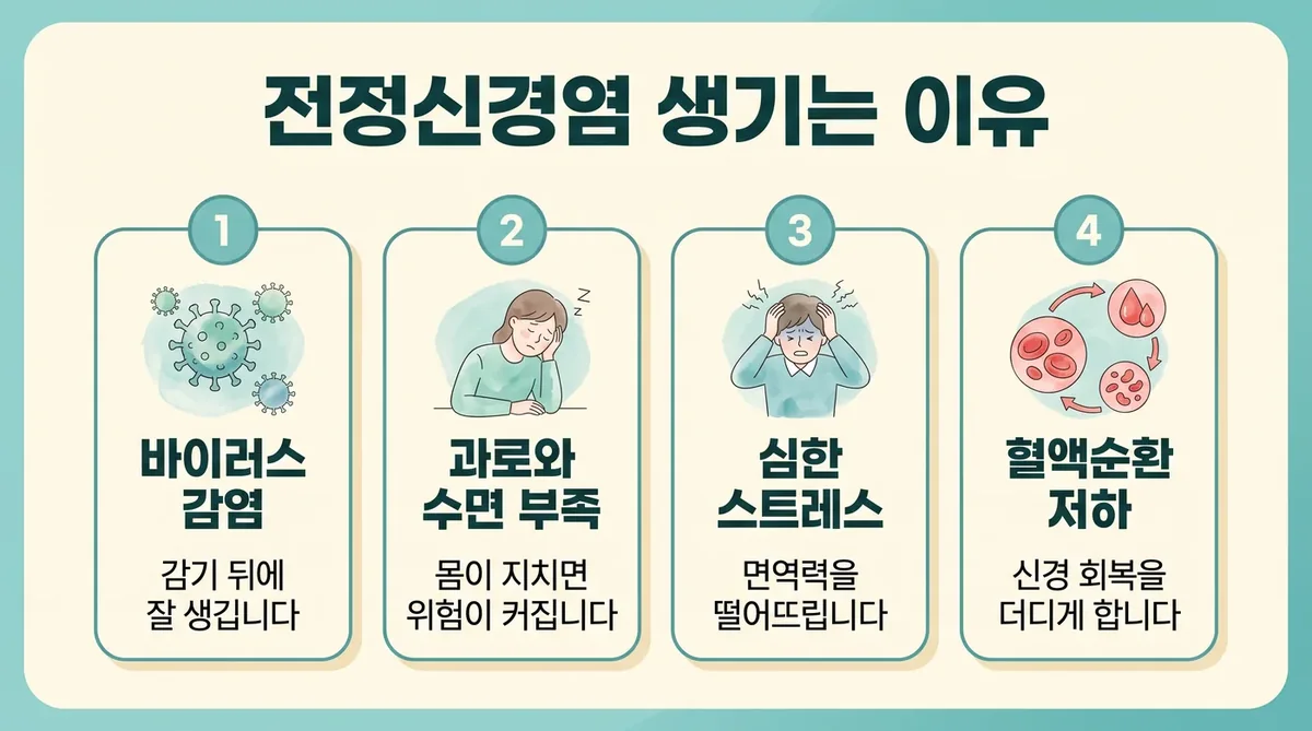 인천 송도 더율한의원 - 전정신경염 원인