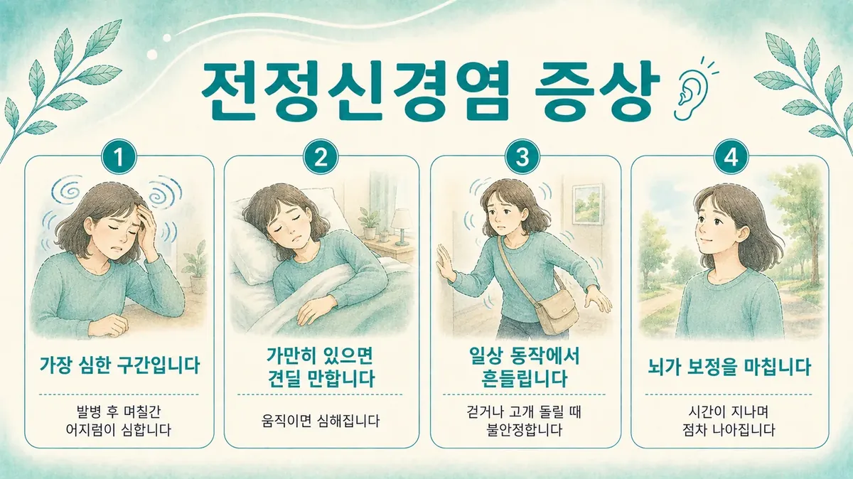 인천 송도 더율한의원 - 전정신경염 증상