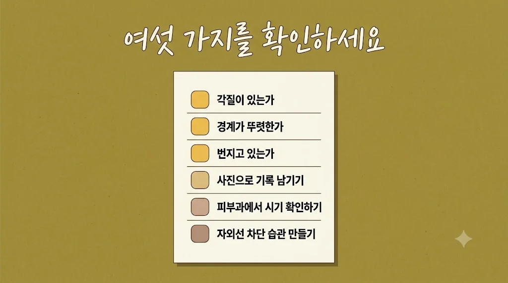 인천 송도 더율한의원 - 백반증 자가진단