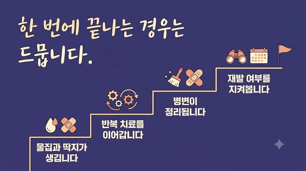 인천 송도 더율한의원 - 사마귀 회복