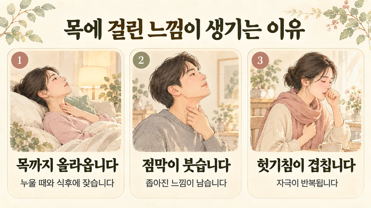 연수구한의원 역류성 인후염 원인 - 목까지 올라옵니다·점막이 붓습니다·헛기침이 겹칩니다