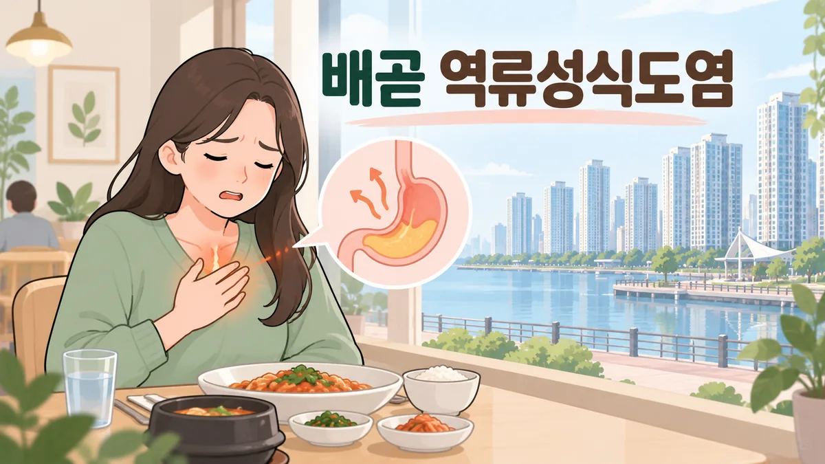 배곧한의원 역류성 식도염 - 가슴이 쓰릴 때 | 인천송도 더율한의원