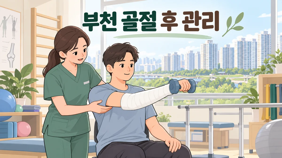 부천한의원 골절 후 회복 - 깁스를 풀었을 때 | 인천송도 더율한의원