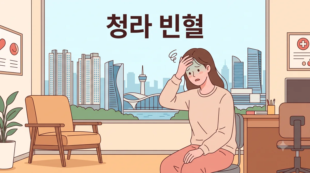 청라한의원 빈혈 - 일어설 때 핑 돌 때 | 인천송도 더율한의원