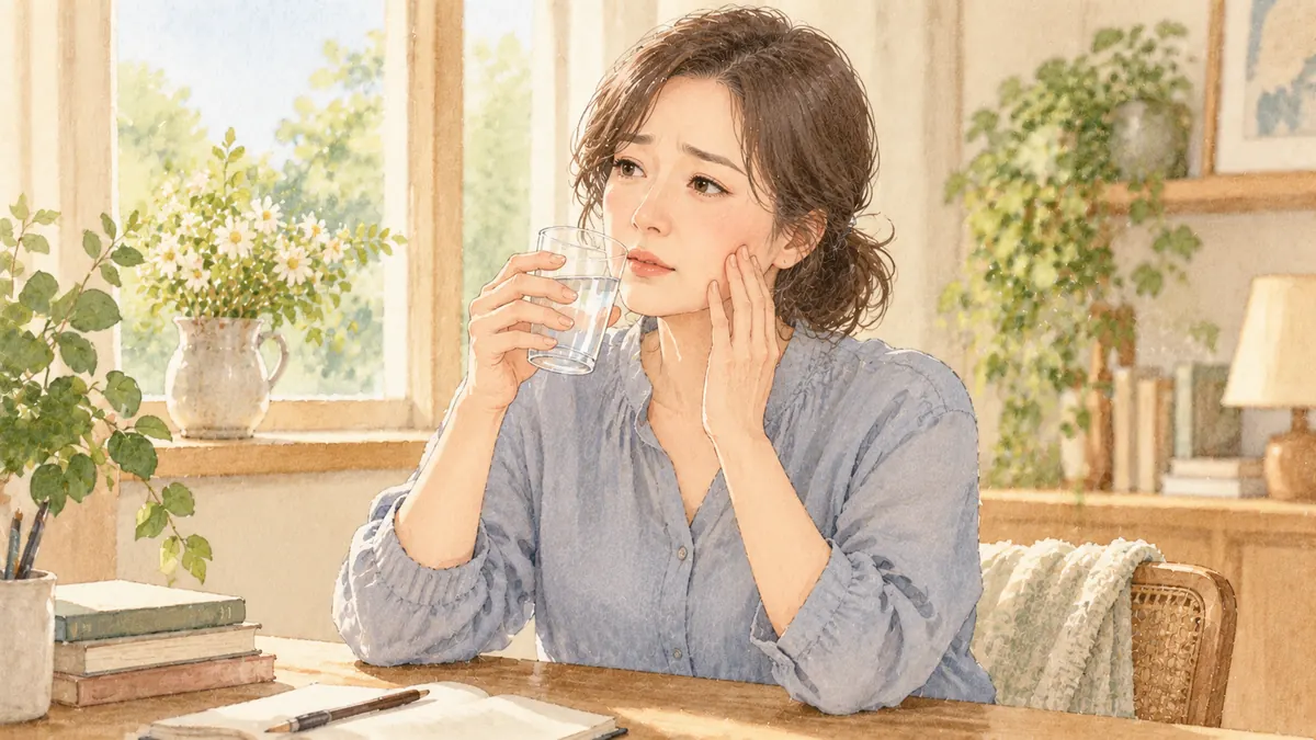 인천 송도 더율한의원 구강건조증 한방 치료 — 물을 마셔도 마르는 입