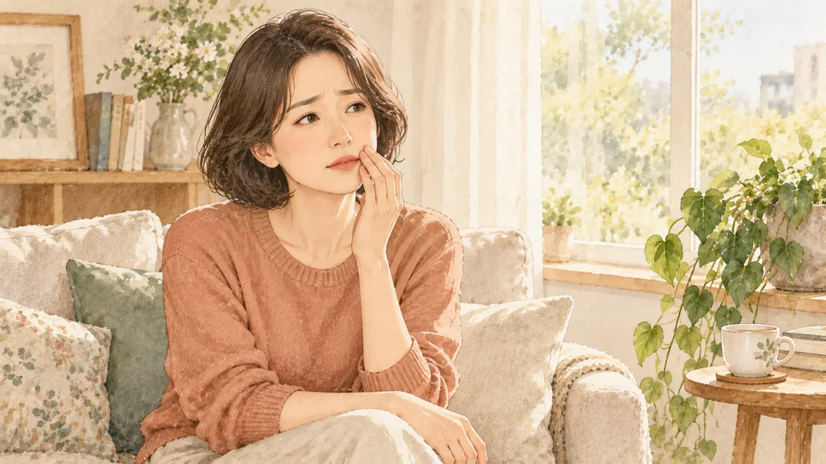 인천 송도 더율한의원 설통 한방 치료 — 혀끝이 따가워 불편한 모습
