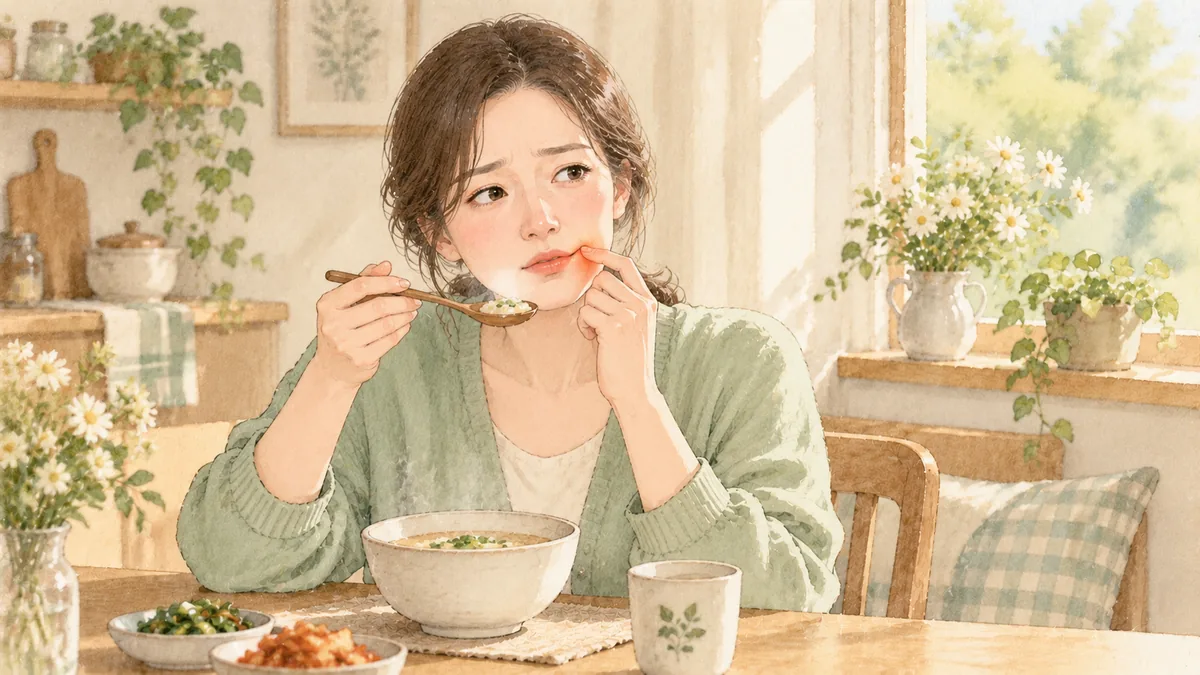 인천 송도 더율한의원 구내염 한방 치료 — 반복되는 입병과 혓바늘